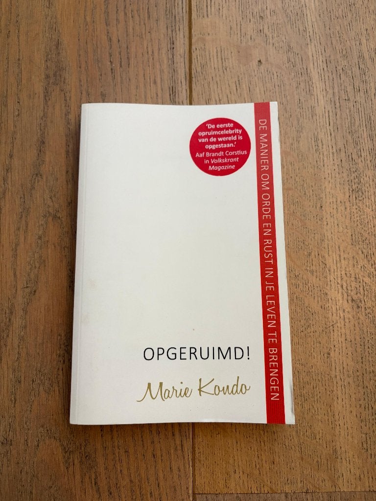 Boek ‘opgeruimd’ van Marie Kondo, Boeken, Ophalen of Verzenden, Gelezen, Marie Kondo