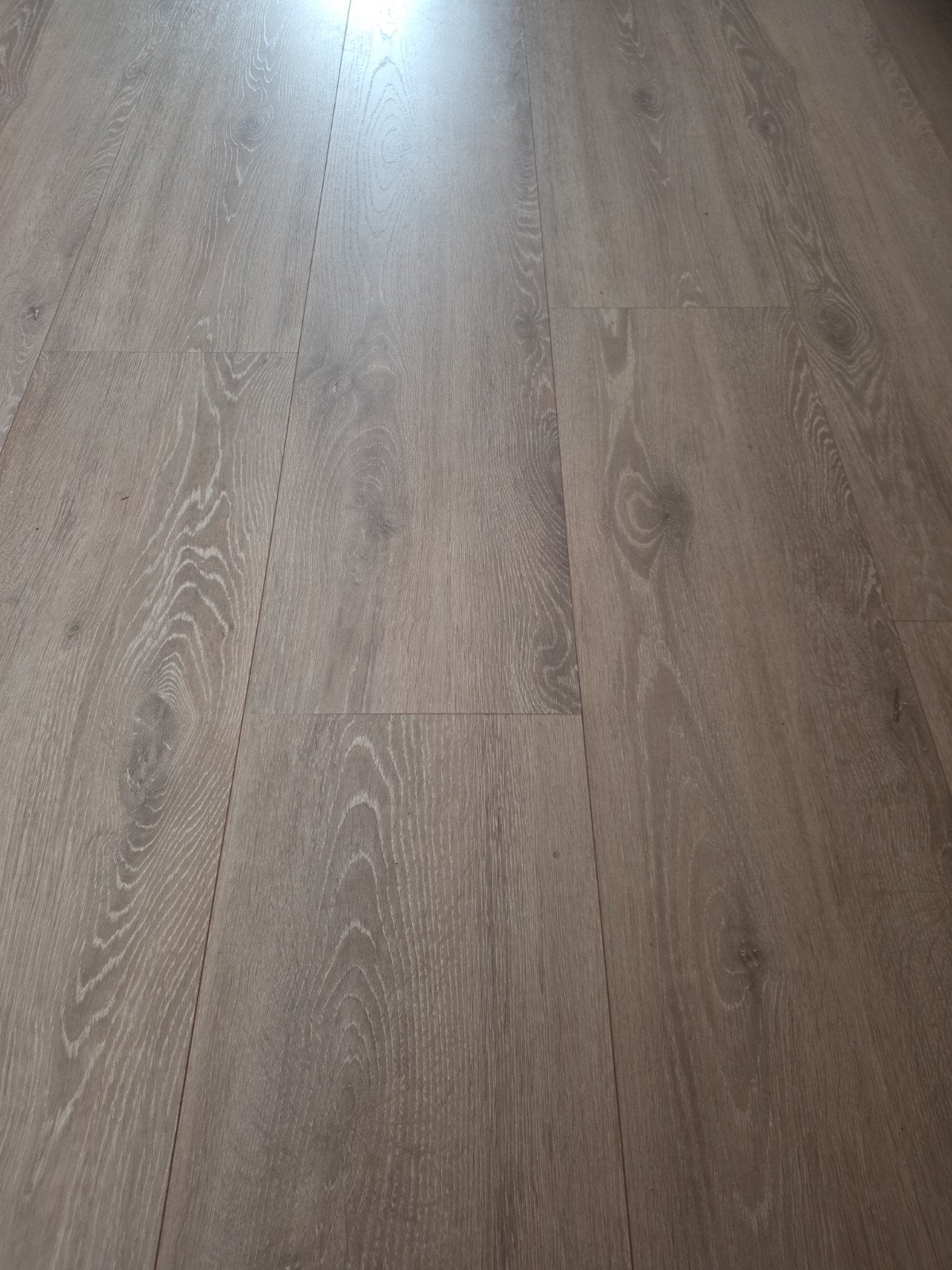 Mooi laminaat, lichtbruin/grijs, Ophalen, Bruin, Zo goed als nieuw, Modern, Houtlook