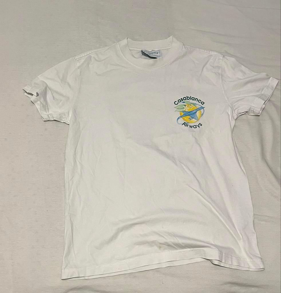 Casablanca Airways T-shirt - Wit met print, Ophalen of Verzenden, Gedragen, Maat 46 (S) of kleiner, Wit