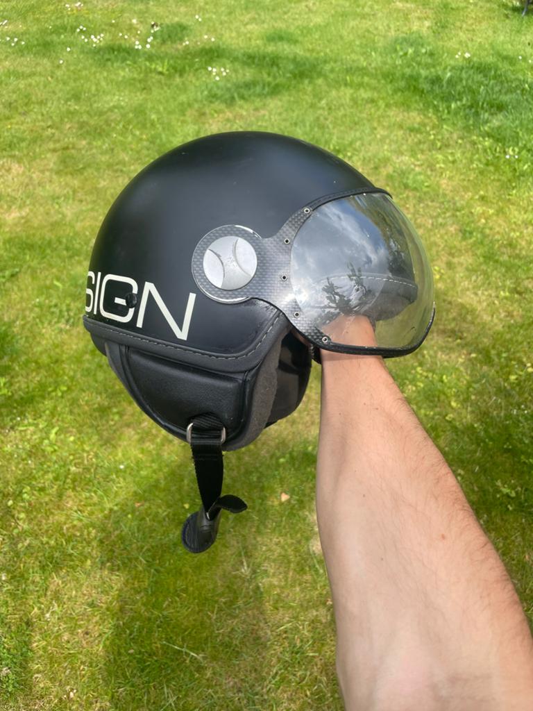 Momo Design scooterhelm, Fietsen en Brommers, Brommerhelmen, Ophalen of Verzenden