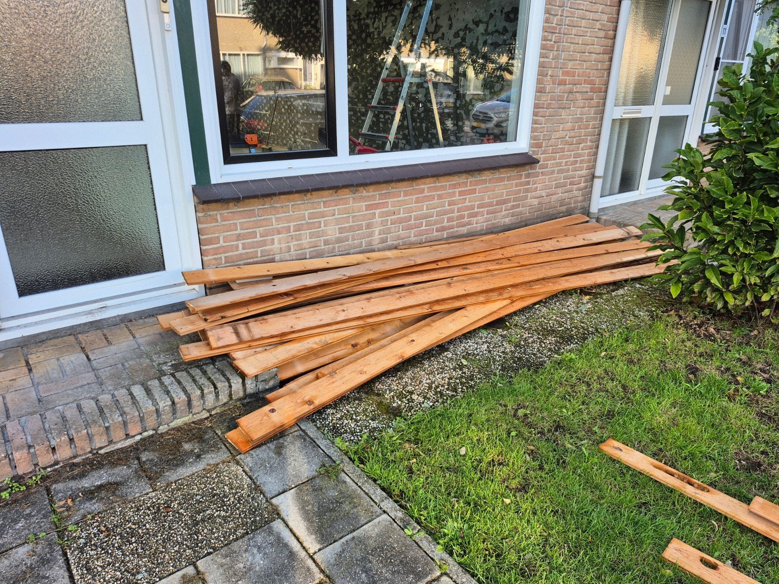 Houten schrootjes, ca. 40 stuks, gratis af te halen, Ophalen, Gebruikt, Minder dan 25 mm, Plank