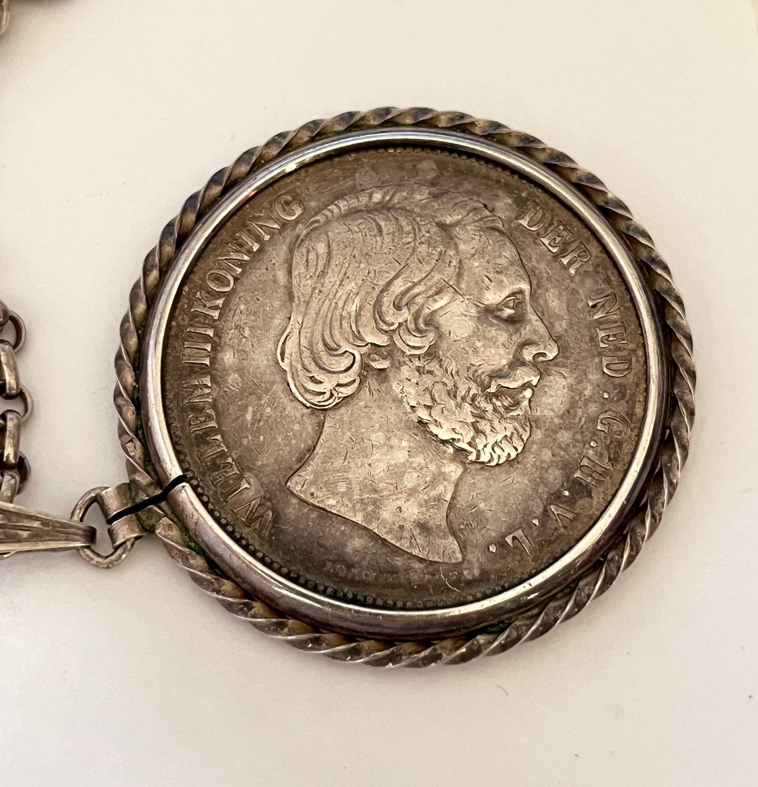 Zilveren rijksdaalder 2.5 gulden 1858 Willem 3, Ophalen of Verzenden, Zilver