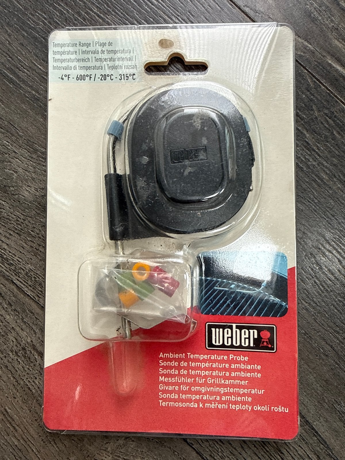 Weber iGrill Omgevingstemperatuurmeter - Nieuw in verpakking, Tuin en Terras, Ophalen of Verzenden, Nieuw