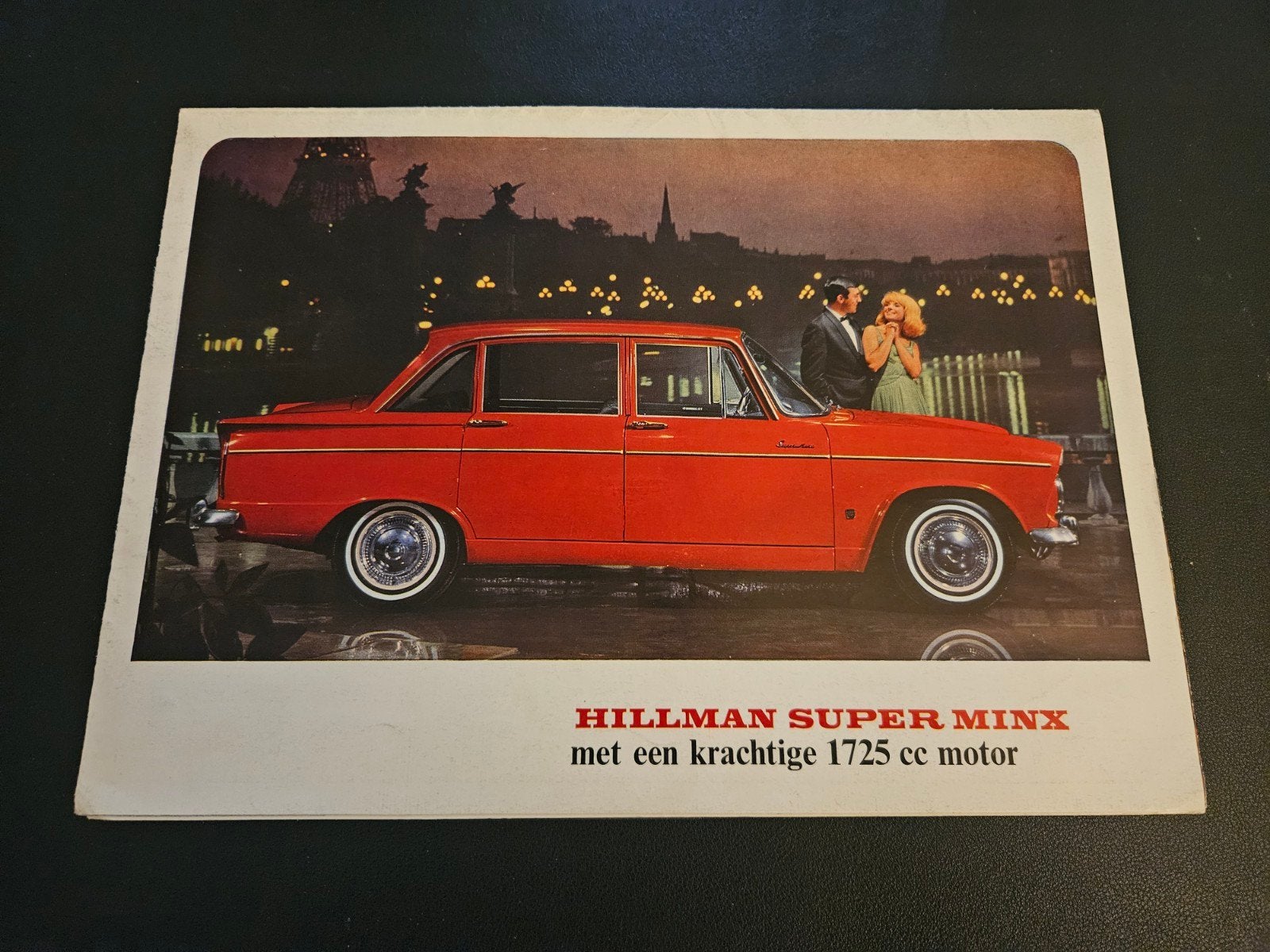 Brochure Hillman Super Minx, Ophalen of Verzenden, Zo goed als nieuw, Overige merken