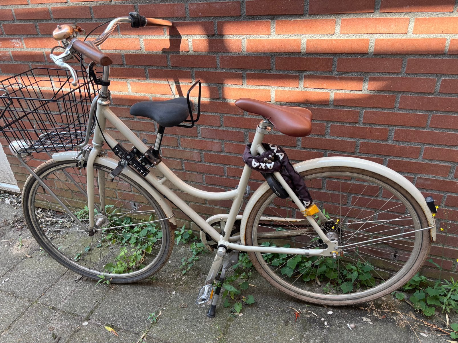 Veloretti opknapper fiets beige dames, Fietsen en Brommers, Ophalen, Gebruikt, Overige merken