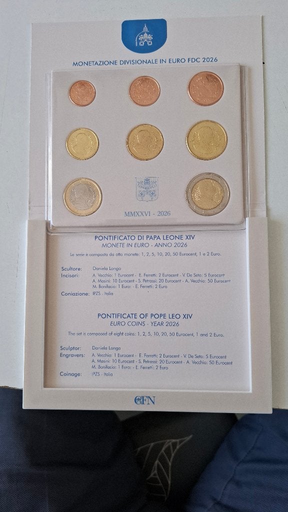 BU set 20026  Vaticaanstad € 80,00, Ophalen of Verzenden, Vaticaanstad, Overige waardes, Setje