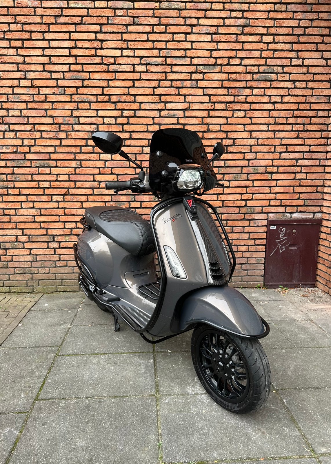 Custom vespa sprint e4 brom | rs zadel | champagne quartz, Ophalen of Verzenden, Zo goed als nieuw