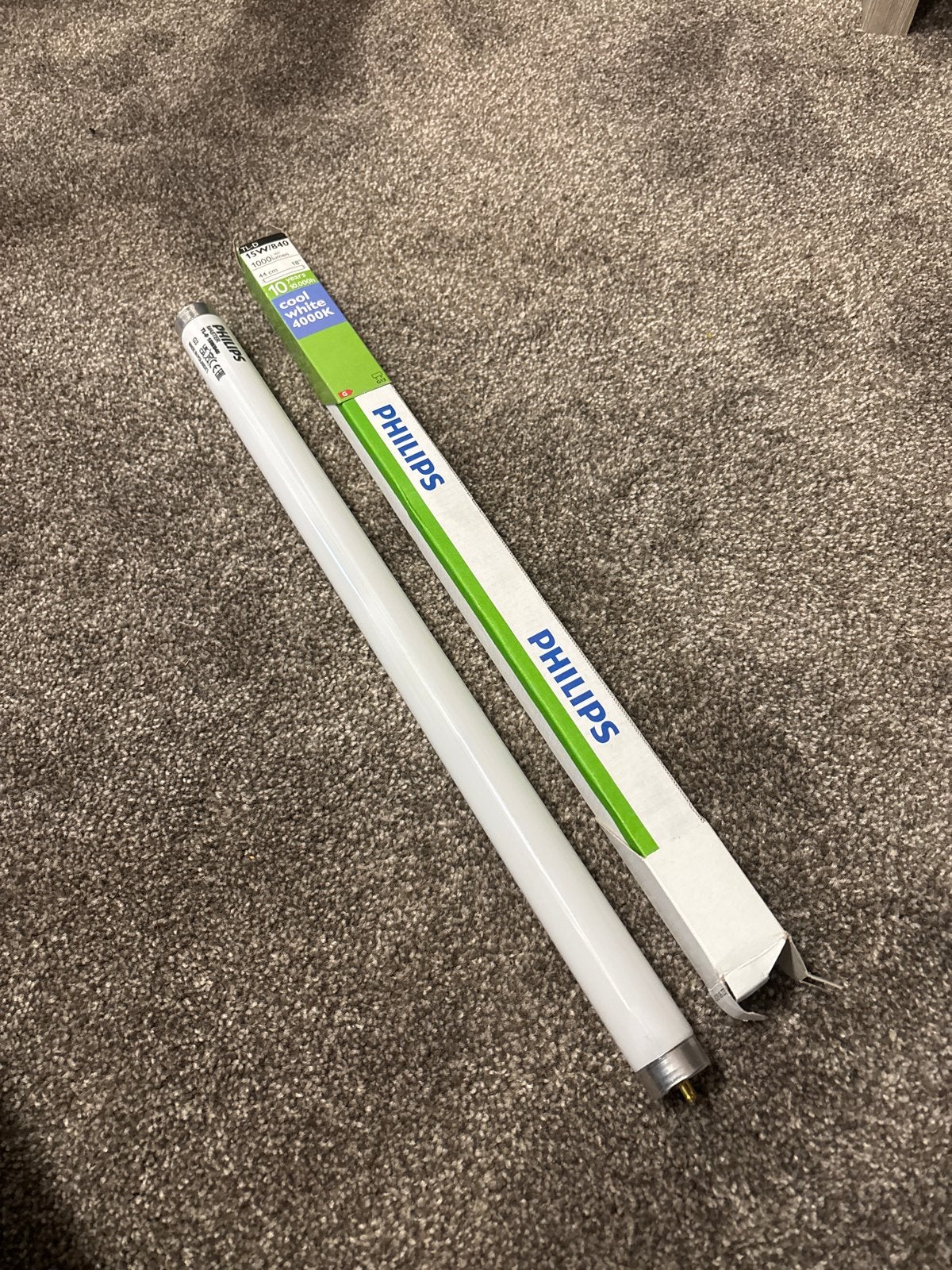 Philips TL-D 15W/840 Koel Wit TL-buis (44cm), Philips, G13 (TL), Nieuw, 10 tot 30 watt