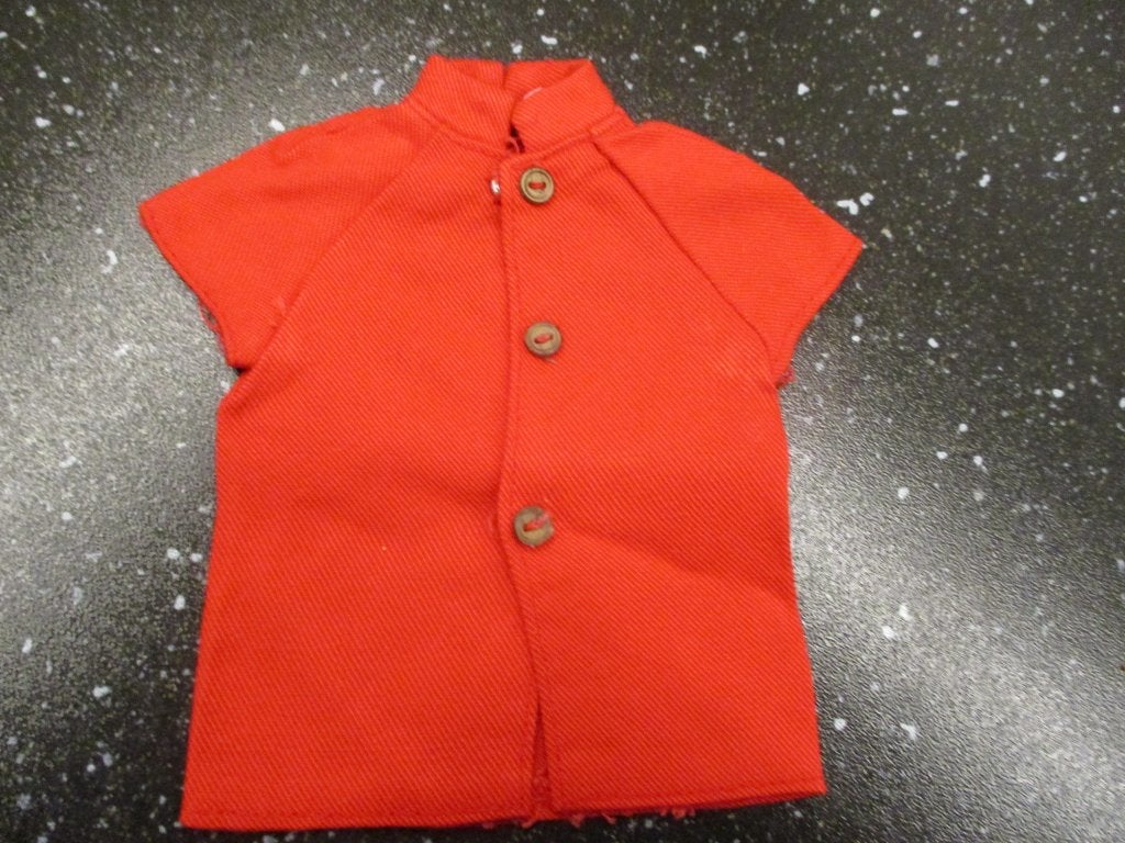 1968 Mattel Vintage Mod Talking Ken Doll  Original Shirt, Verzamelen, Poppen, Verzenden, Zo goed als nieuw, Kleertjes