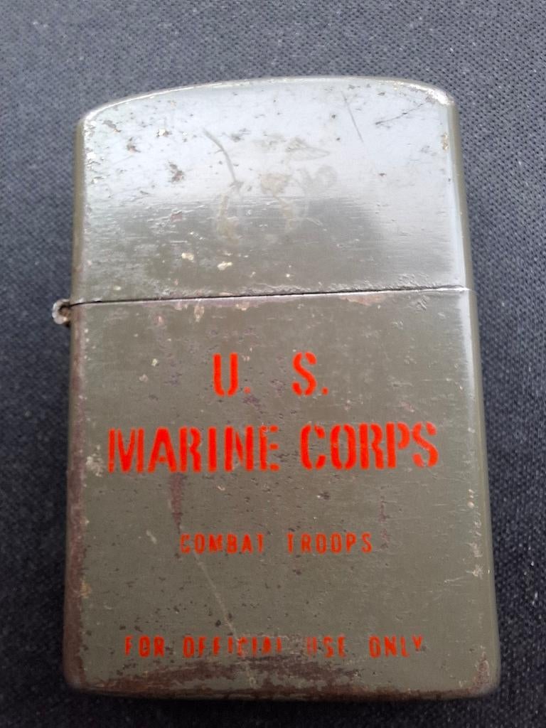 zippo, u.s marine corps, Verzamelen, Militaria | Algemeen, Marine, Overige typen, Amerika, Ophalen of Verzenden