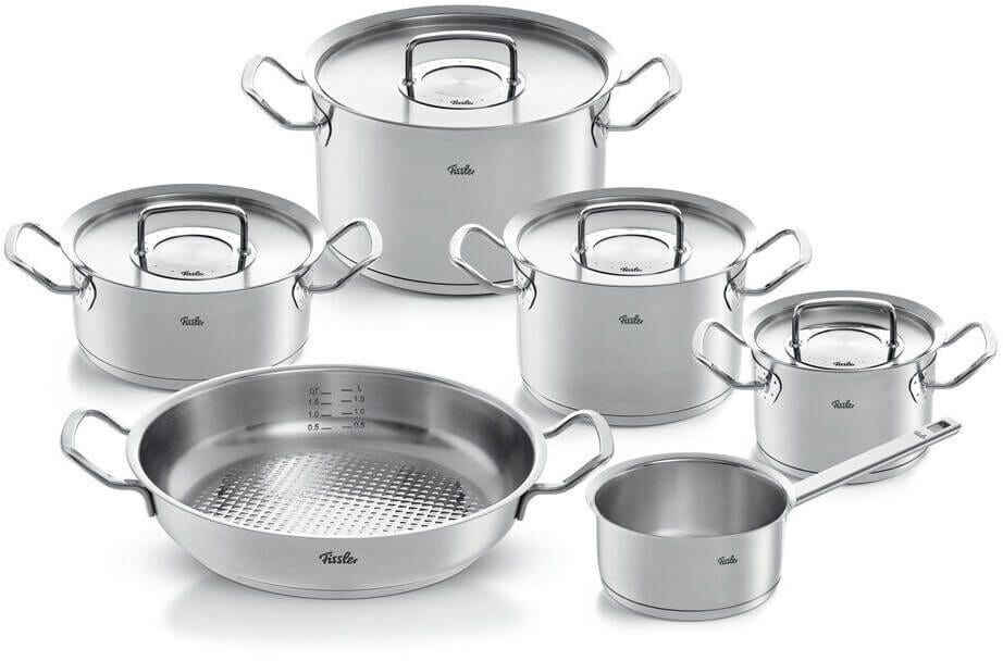 Nieuw | Fissler ORIGINAL PROFI Kookpannenset 6-delig, Ophalen, Nieuw, Pannenset, Rvs