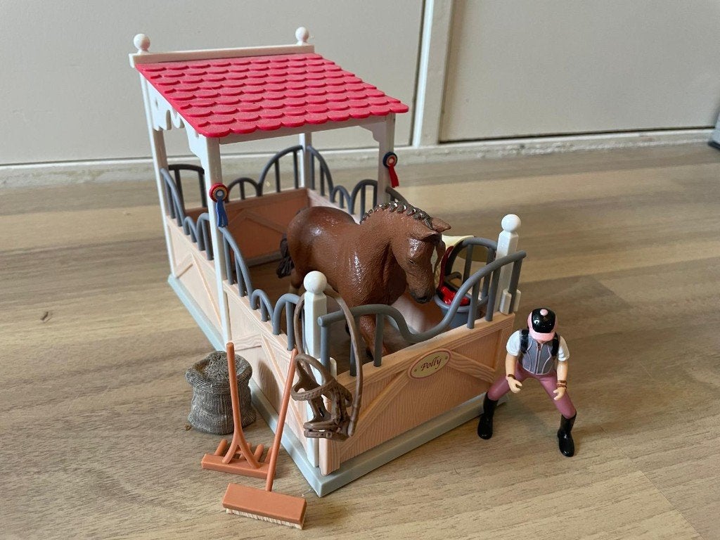 paarden speelset, Ophalen of Verzenden, Zo goed als nieuw