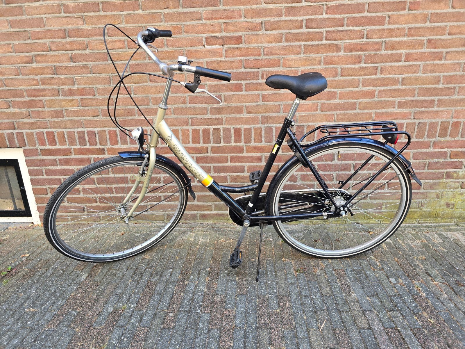 Damesfiets met versnellingen Dunlop fiets, Ophalen, Gebruikt, Versnellingen, 56 cm of meer