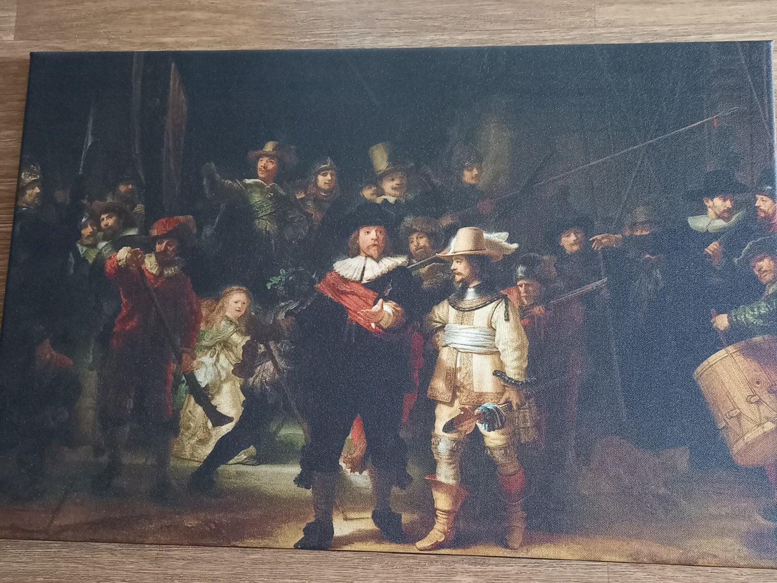 De Nachtwacht - Canvas reproductie, Ophalen of Verzenden, Portret of Personen