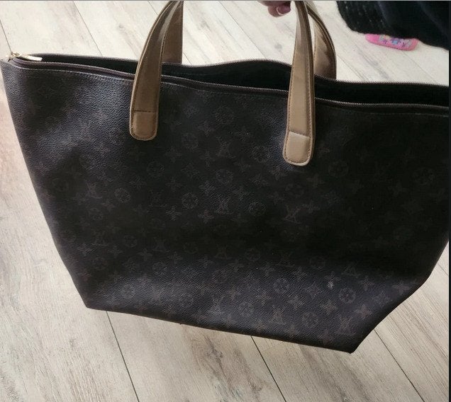 Tas in Monogram canvas, Ophalen of Verzenden, Zo goed als nieuw, Bruin, Shopper