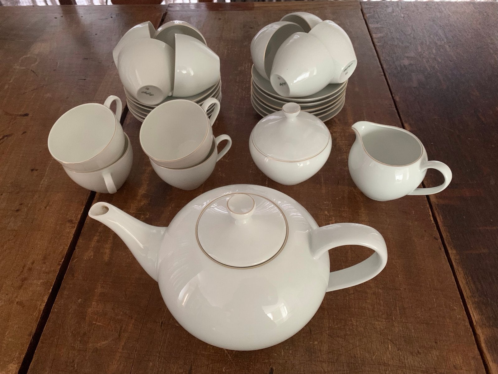 Arzberg Servies: 12 Koppen, Schotels, Suikerpot, Melkkan, Th, Ophalen, Arzberg, Zo goed als nieuw, Overige stijlen