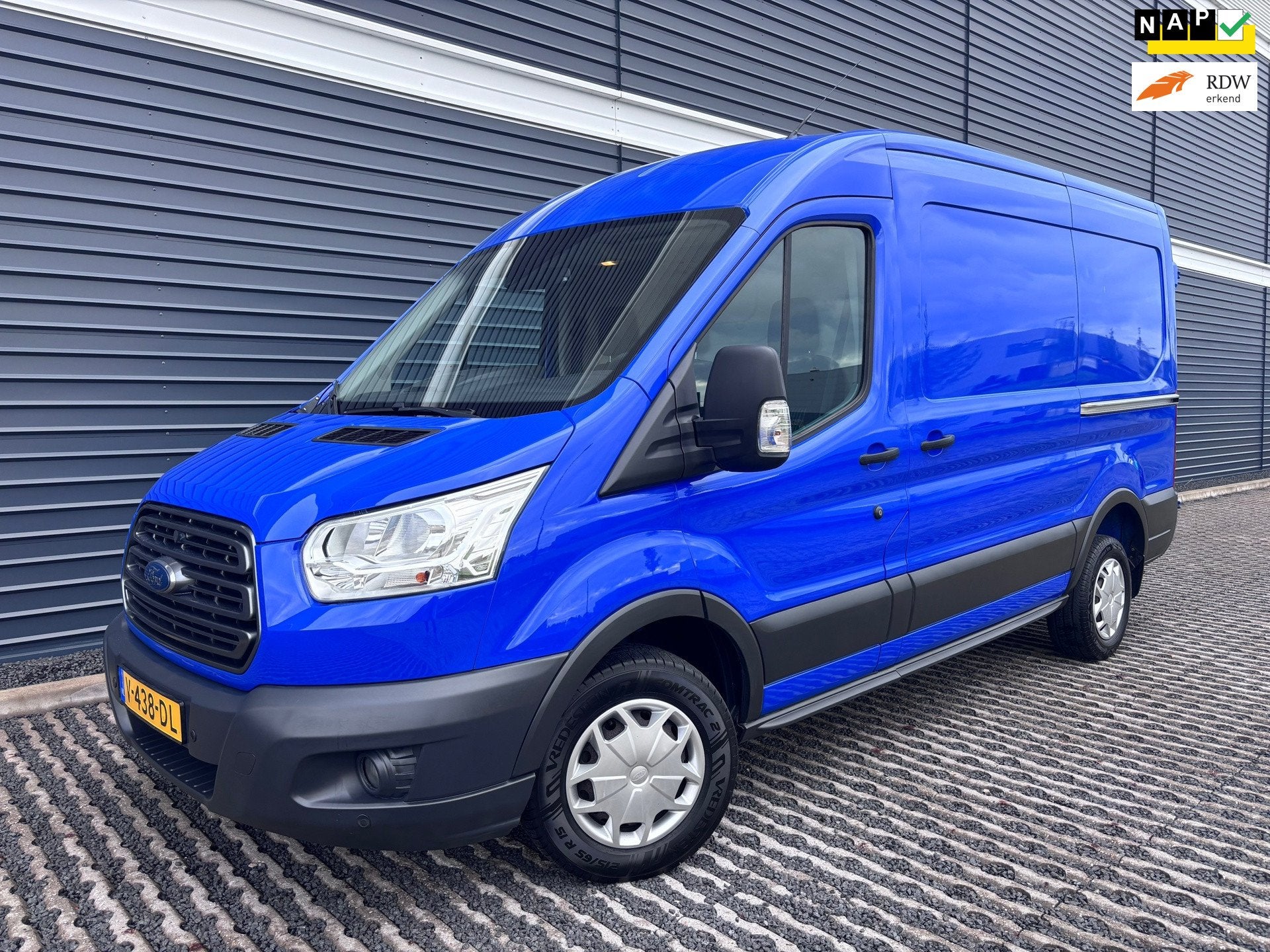 Ford Transit 290 2.0 TDCI L2H2 Trend | Schuifdeur L+R | Airc, Auto's, Voorwielaandrijving, Euro 6, 4 cilinders, Blauw
