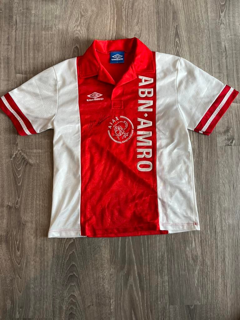 Gesigneerd Ajax thuisshirt 1993/94 door Micheal Reiziger, Ophalen of Verzenden, Zo goed als nieuw, Ajax, Shirt