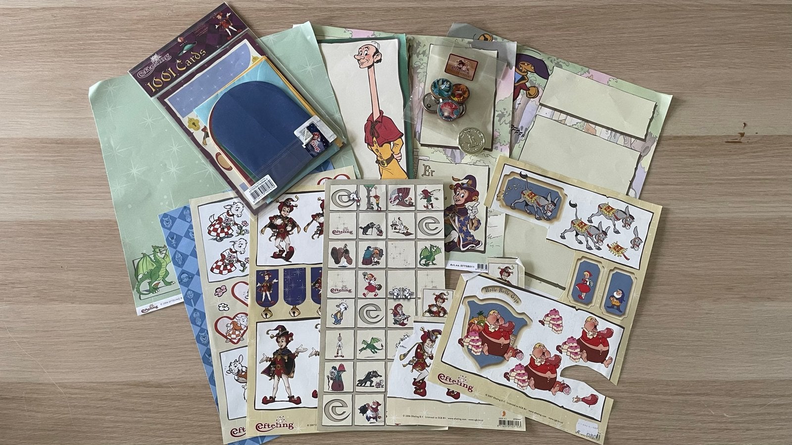 Efteling knutselpakket: kaarten, stickers en meer, Ophalen of Verzenden, Zo goed als nieuw, Overige typen