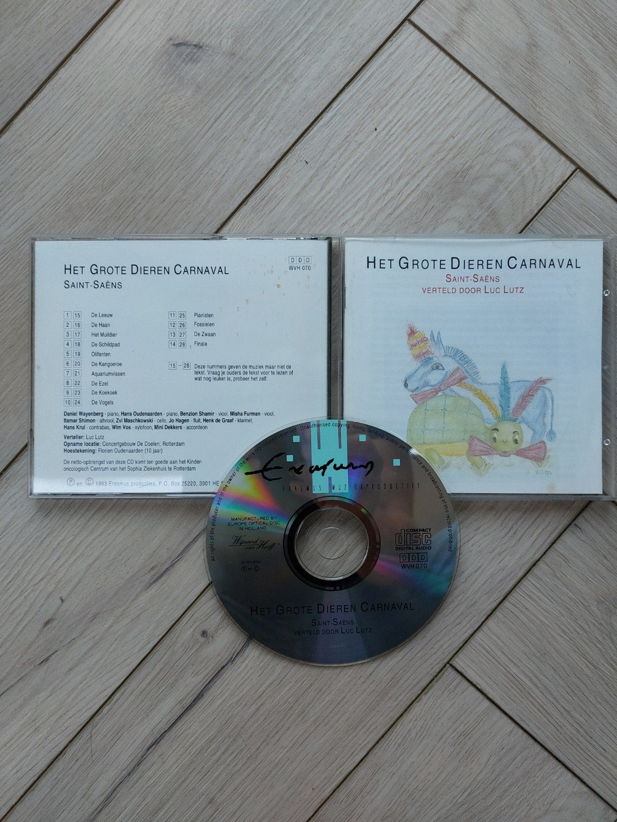 Het Grote Dieren Carnaval - Saint-Saëns (CD), Inclusief boekje, Gebruikt, Saint-Saëns, Ophalen of Verzenden
