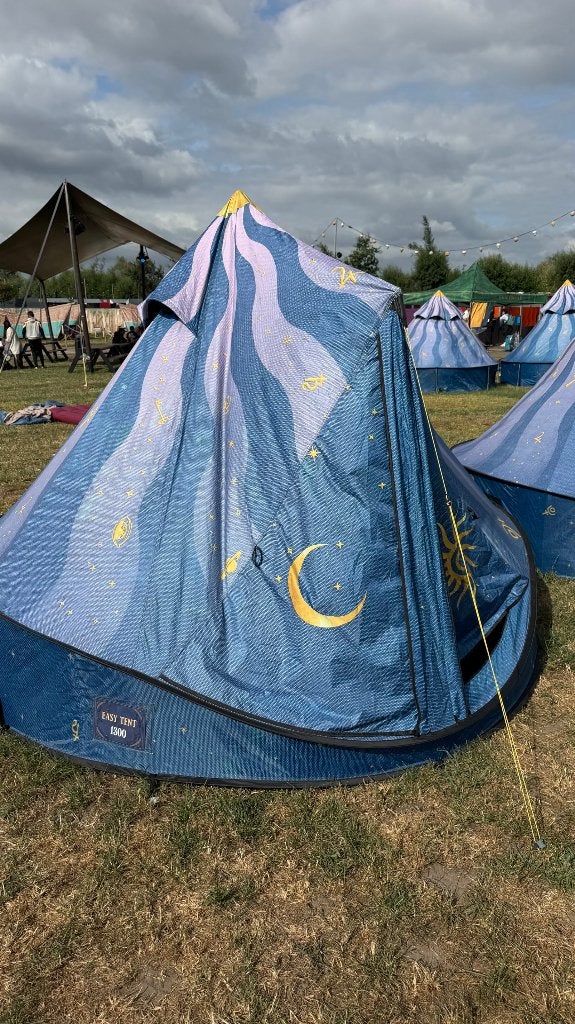 Tomorrowland Easy tent blauw, Ophalen, Zo goed als nieuw, Tot en met 2