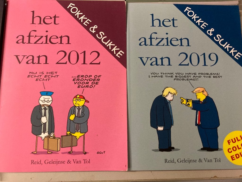 T.K. nog 15 boekjes van Fokke en Sukke, Ophalen of Verzenden, Gelezen, Reid, Geleinse & van Tol, Cartoons