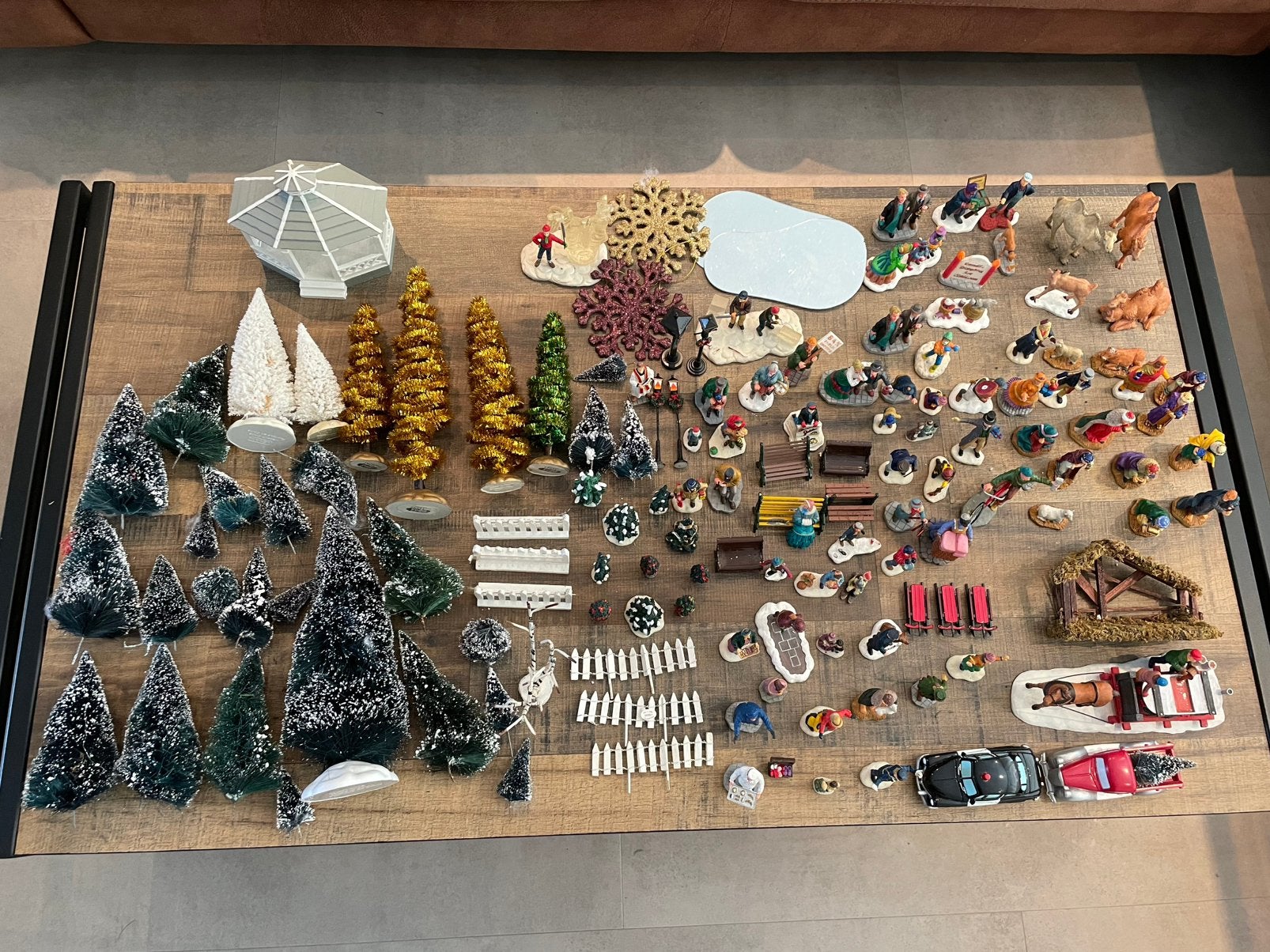 Grote Lemax Kerstdorp Collectie | Complete partij, Ophalen, Zo goed als nieuw