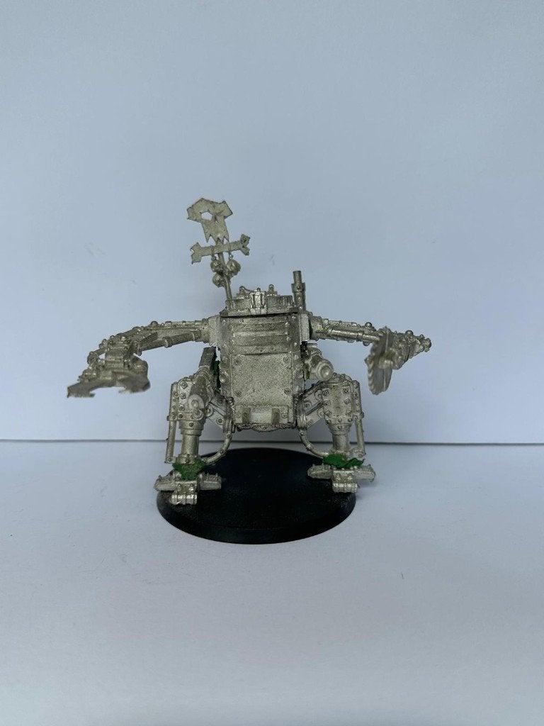 Warhammer 40K Orks Deff Dread Metaal, Ophalen of Verzenden, Zo goed als nieuw, Warhammer, Figuurtje(s)