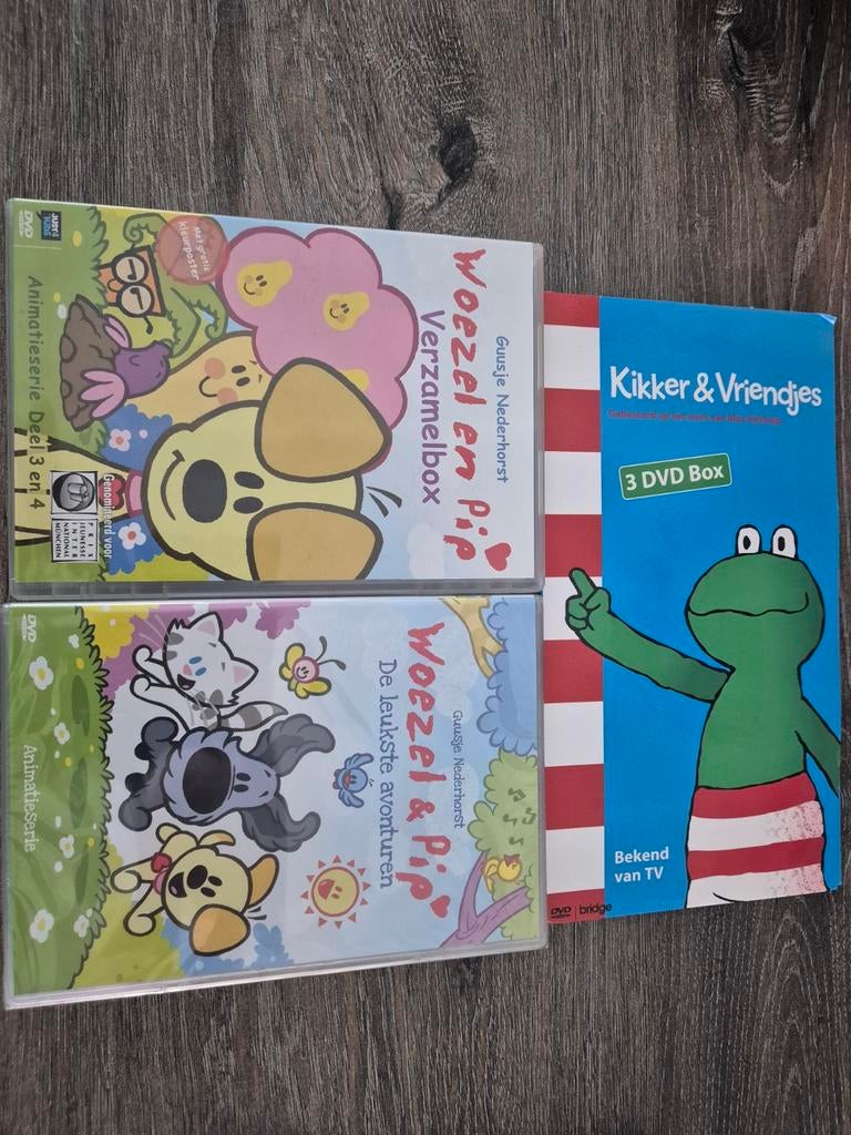 Verschillende kinder dvd's, Gebruikt, Alle leeftijden, Overige genres, Ophalen of Verzenden