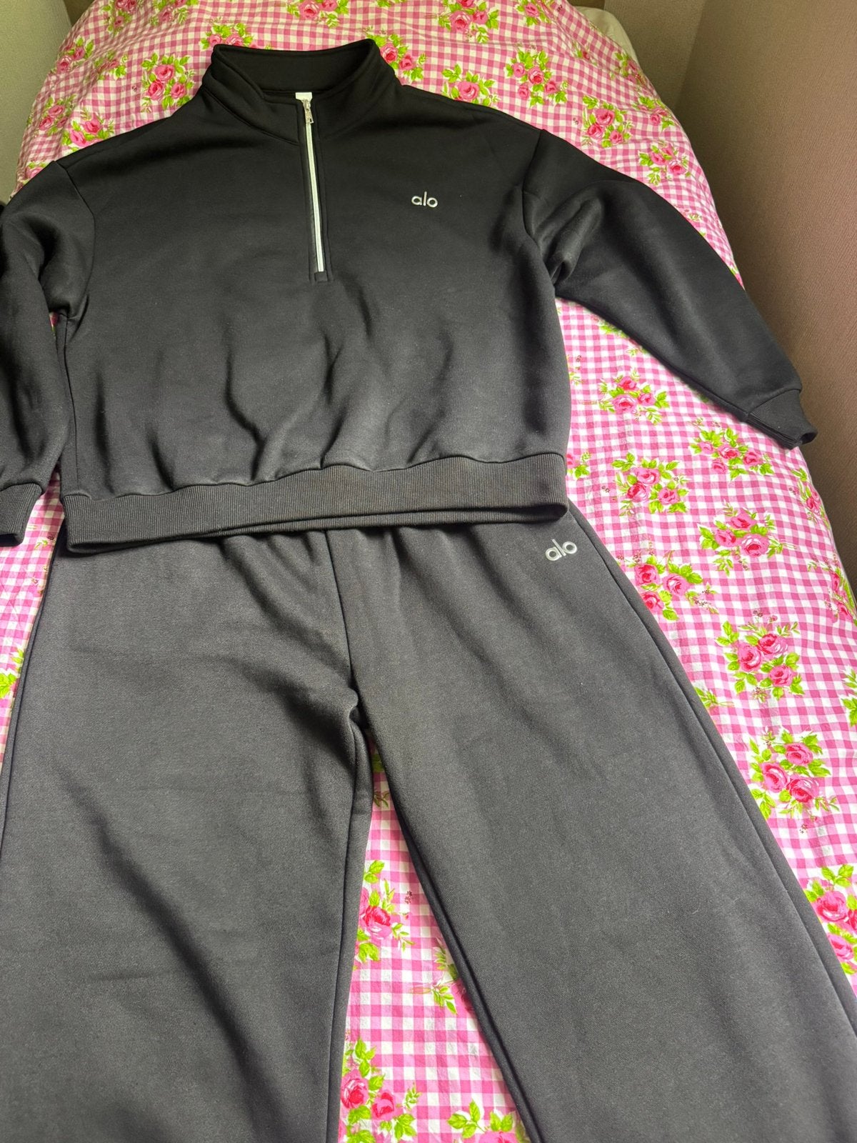 Alo Yoga Joggingpak, Kleding | Dames, Zwart, Maat 46/48 (XL) of groter, Nieuw, Ophalen of Verzenden
