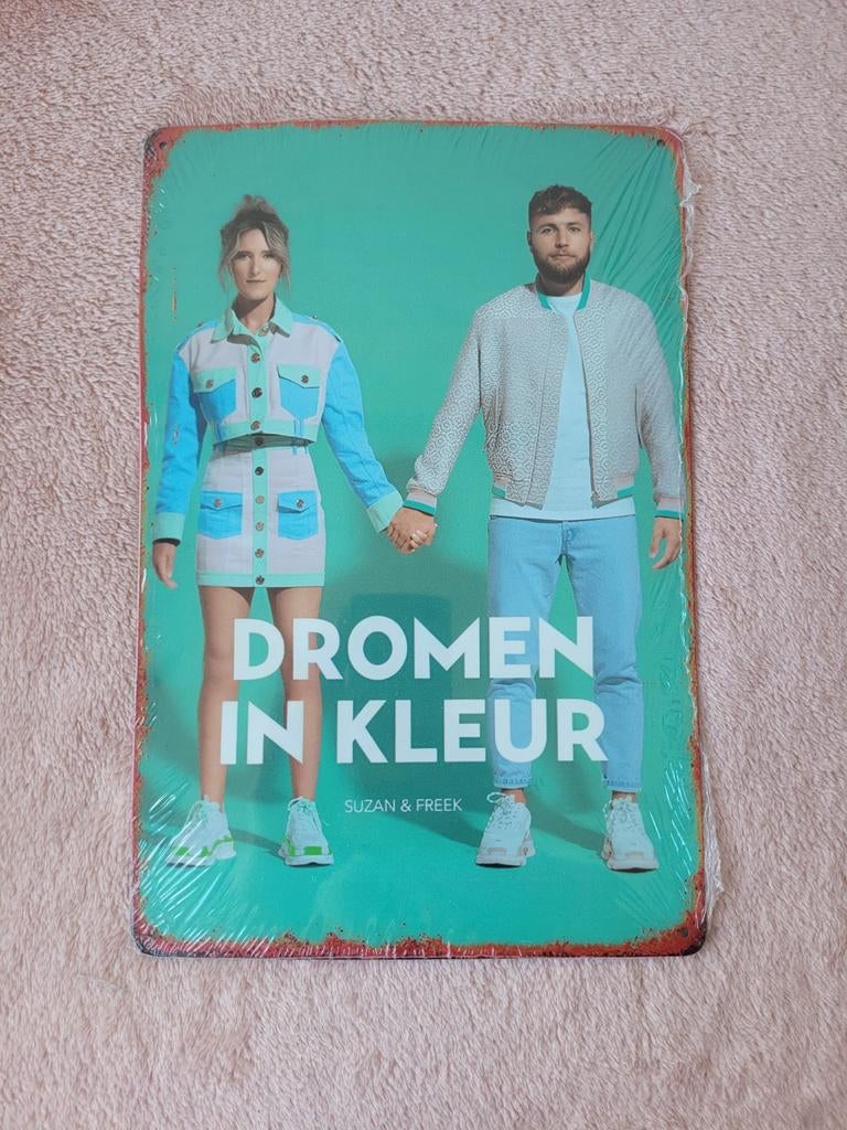 Suzan & Freek Wandbord - Dromen in Kleur - 20x30 cm, Ophalen of Verzenden
