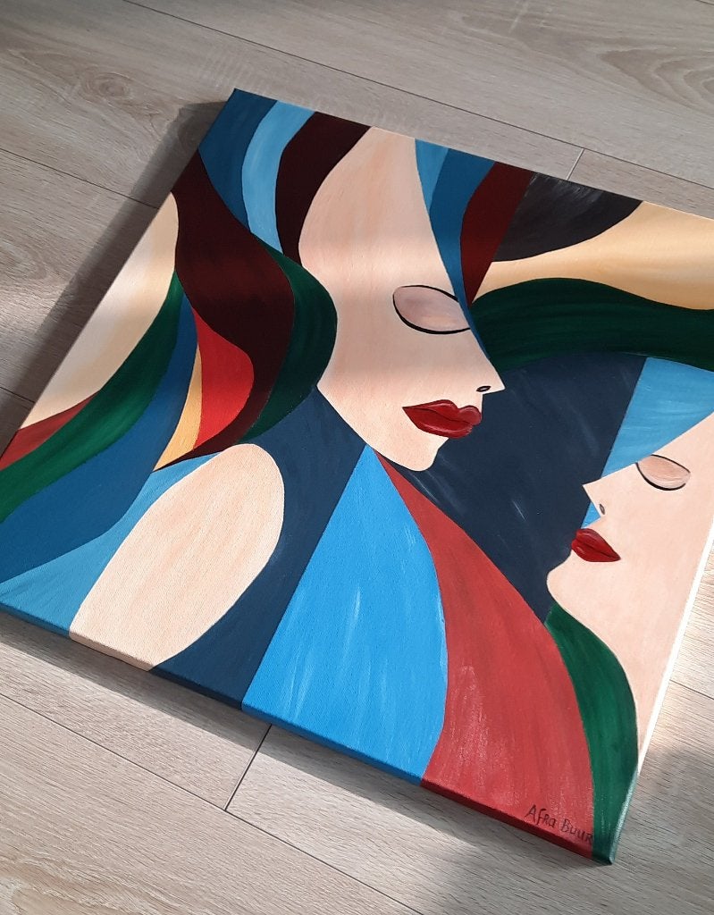Nieuw handgeschilderd schilderij, Ophalen of Verzenden