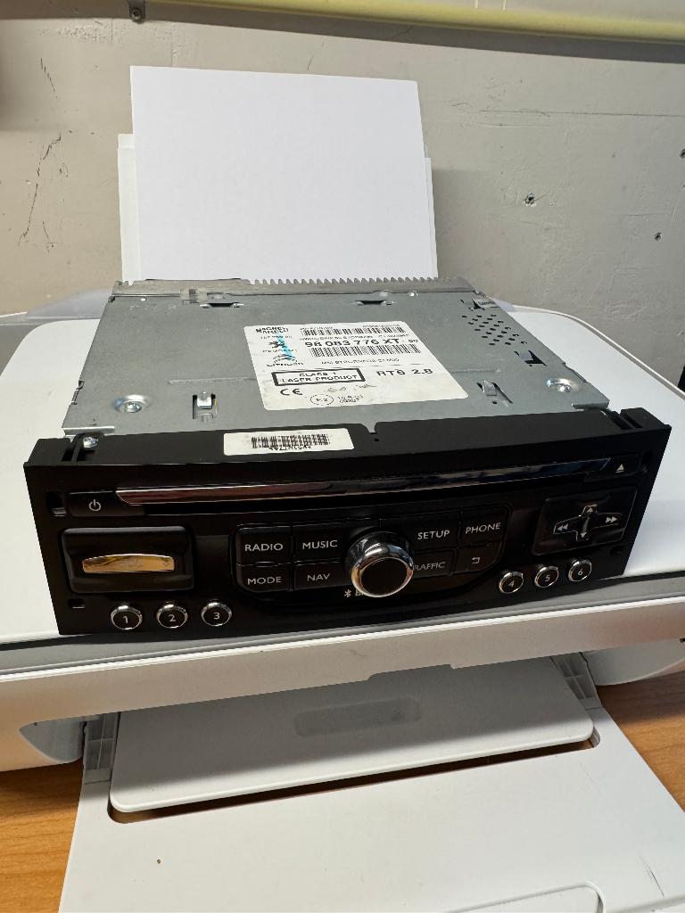 Peugeot RCZ GTNAVI CD RADIO 2010-16 - 98083776 XT - RT6 2.8, Auto diversen, Autoradio's, Zo goed als nieuw, Ophalen of Verzenden