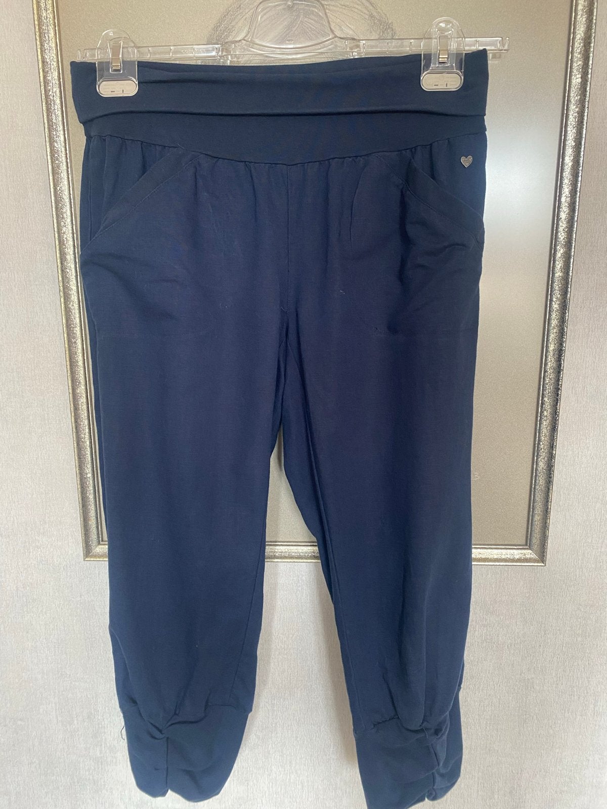 Geisha Piraten Harembroek Linnen/Katoen Blauw maat: 38, Maat 38/40 (M), Blauw, Ophalen of Verzenden, Zo goed als nieuw