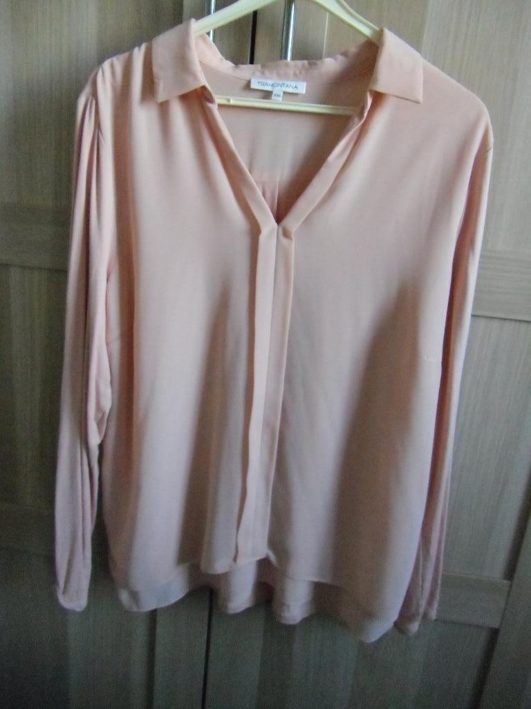 TRAMONTANA: zalmroze  blouse met V-hals*, Tramontana, Blouse of Tuniek, Ophalen of Verzenden, Zo goed als nieuw