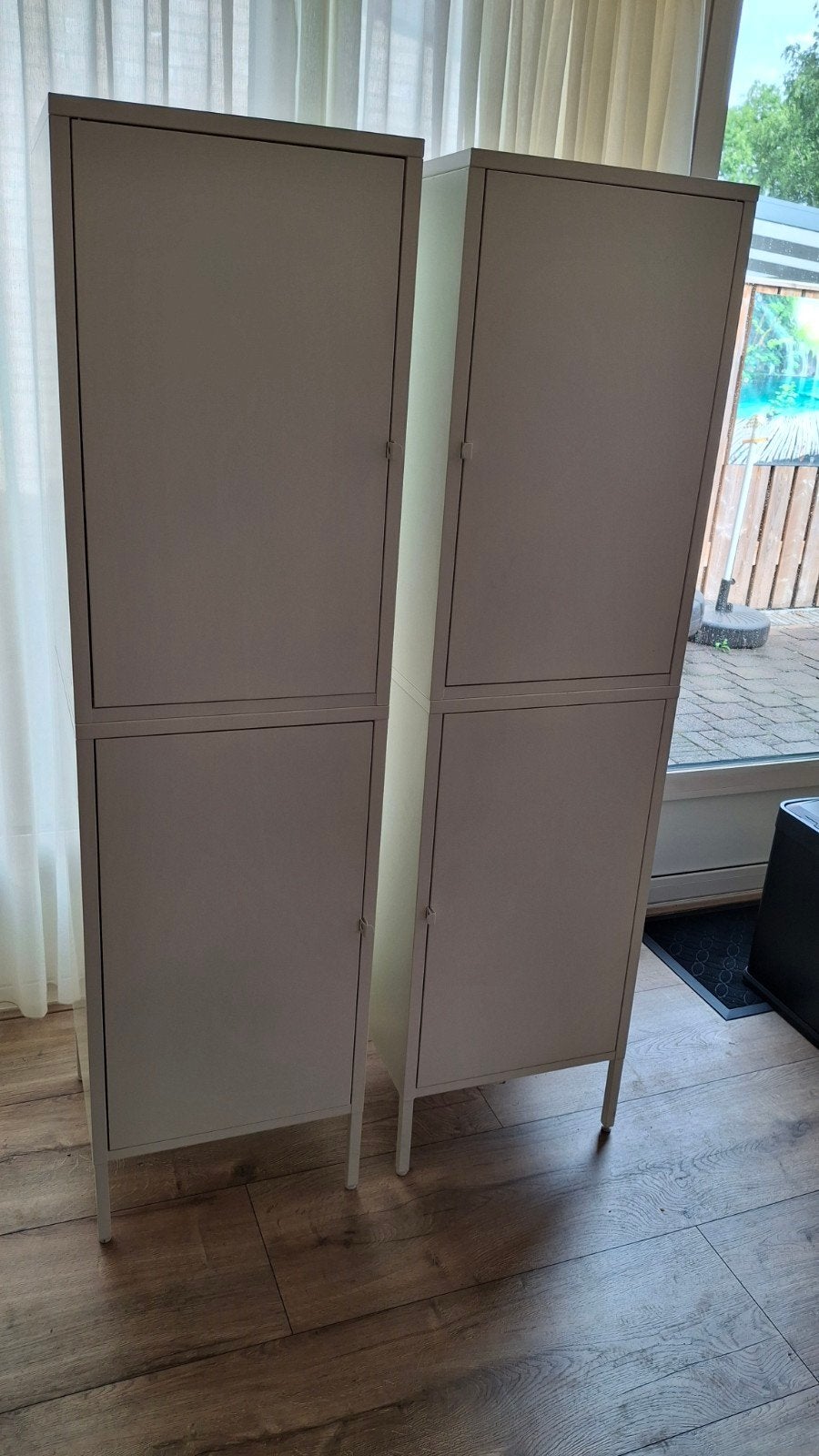 2 kasten wit (Ikea Hällan), Ophalen, Gebruikt