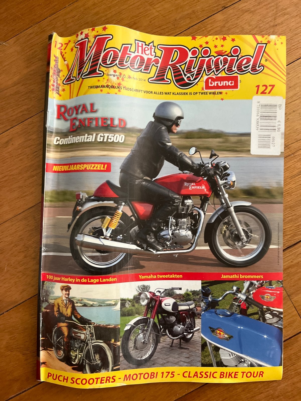 Het MotorRijwiel 127: Harley, Royal Enfield, Yamaha, Puch, J, Ophalen of Verzenden, Gelezen, Algemeen