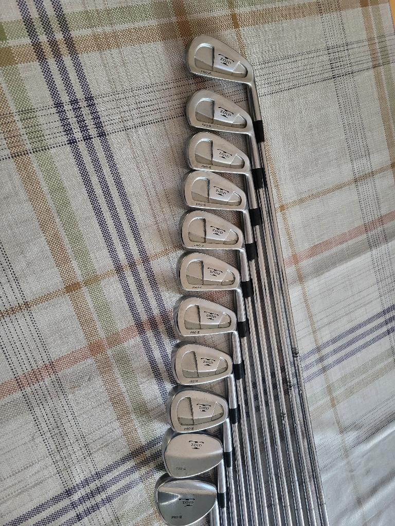 Mizuno T-Zoid Pro II Forged IJzerset 1-SW Vintage Blade Set, Ophalen, Gebruikt, Set, Mizuno