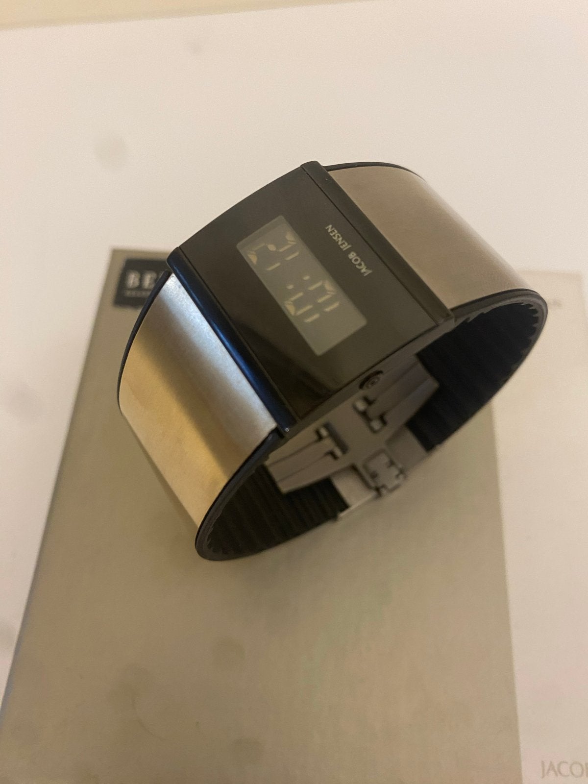Jacob Jensen horloge - stijlvol en modern, Overige merken, Leer, Staal, Polshorloge