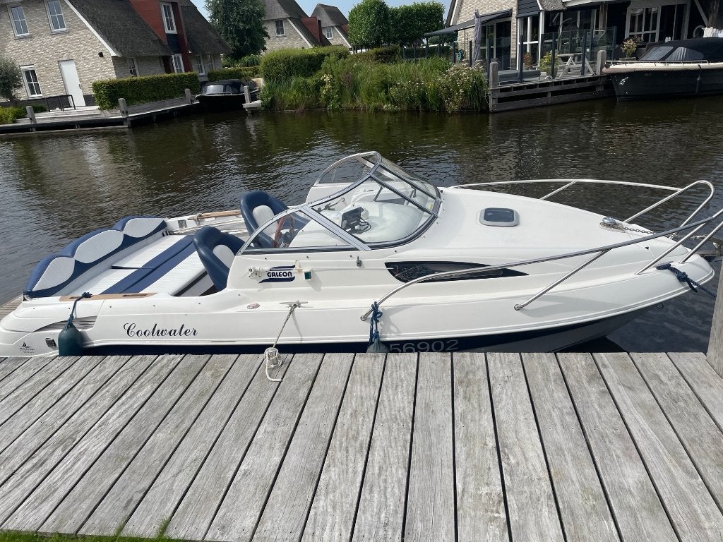 Galeon 590 motor/speedboot met defecte motor, Watersport en Boten, Speedboten, Gebruikt, Overige merken, Benzine, 200 pk of meer