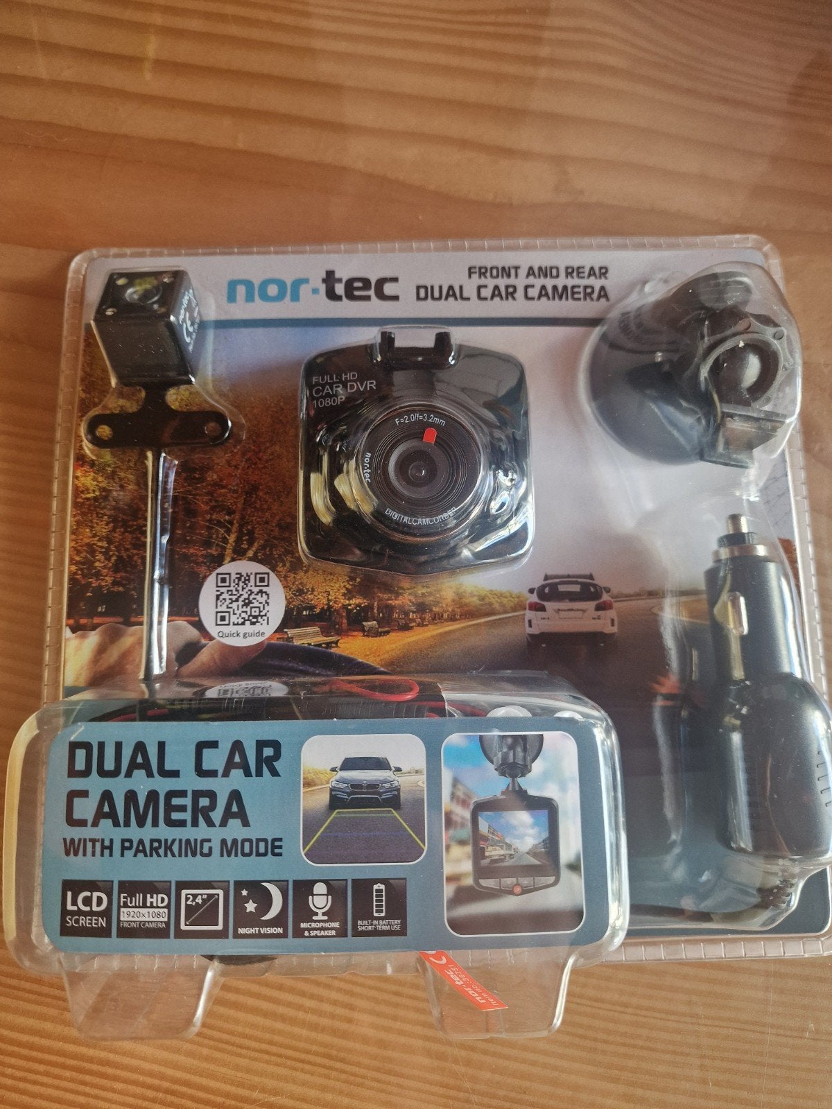 18x Nor-Tec Dual Car Camera Full HD met Parkeermodus - Nieuw, Ophalen, Nieuw