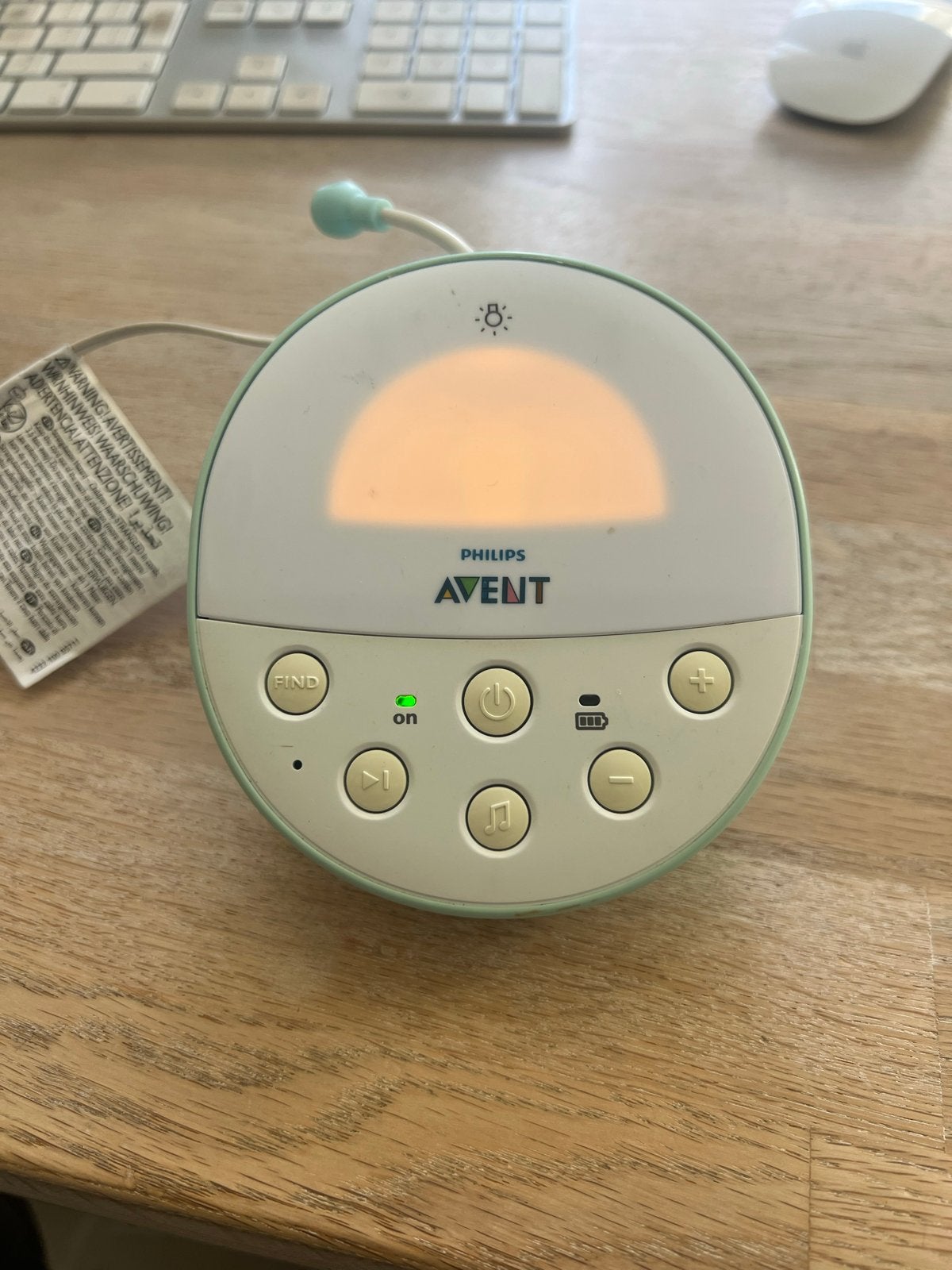 Philips Avent Babyfoon met Terugspreekfunctie en Slaapliedje, Ophalen, Gebruikt, 250 meter of meer, Digitaal