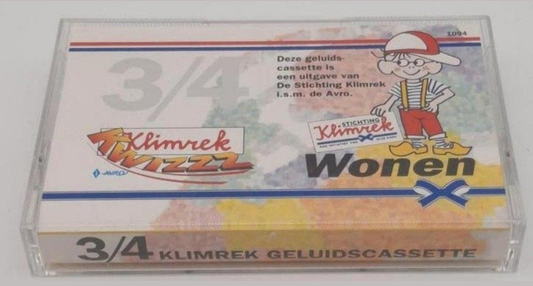 Klimrek Droomshow Kwizzz Wonen Cassette bandje Blue Band, Cd's en Dvd's, Cassettebandjes, Zo goed als nieuw, Origineel, Kinderen en Jeugd