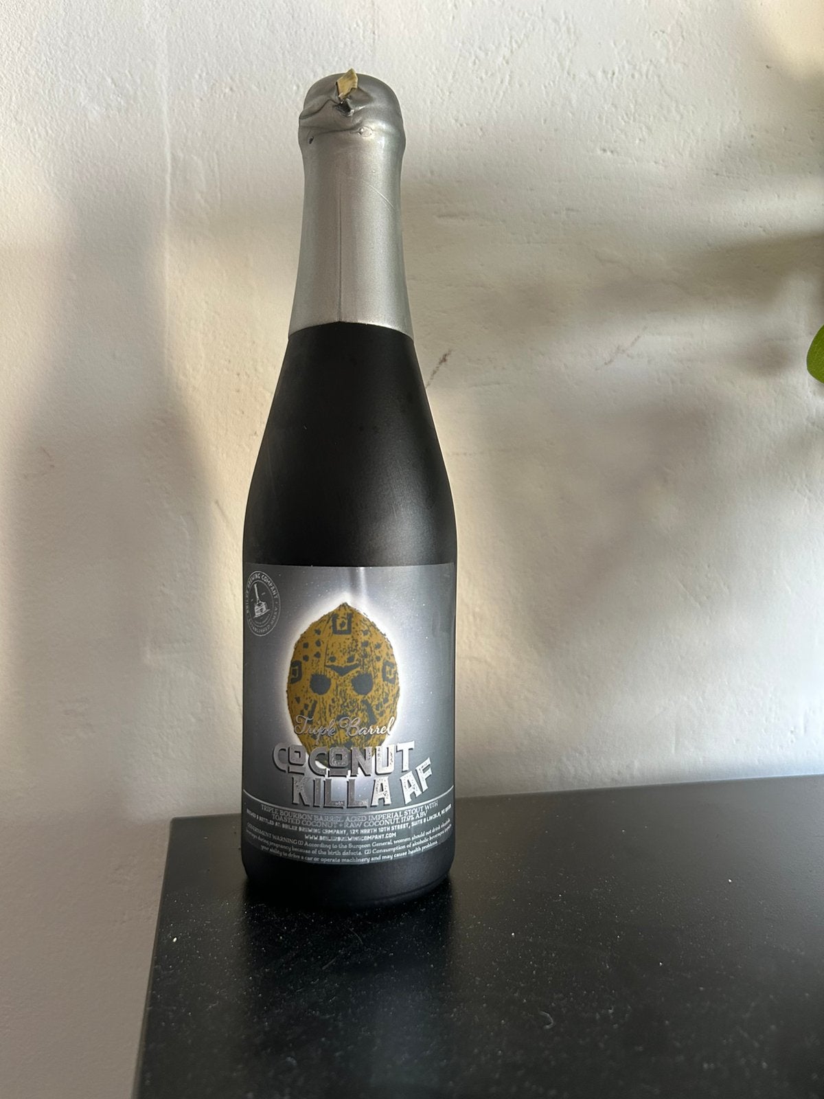 Boiler Triple Barrel Coconut Killa AF Untappd 4.75, Ophalen of Verzenden, Zo goed als nieuw, Flesje(s), Overige merken