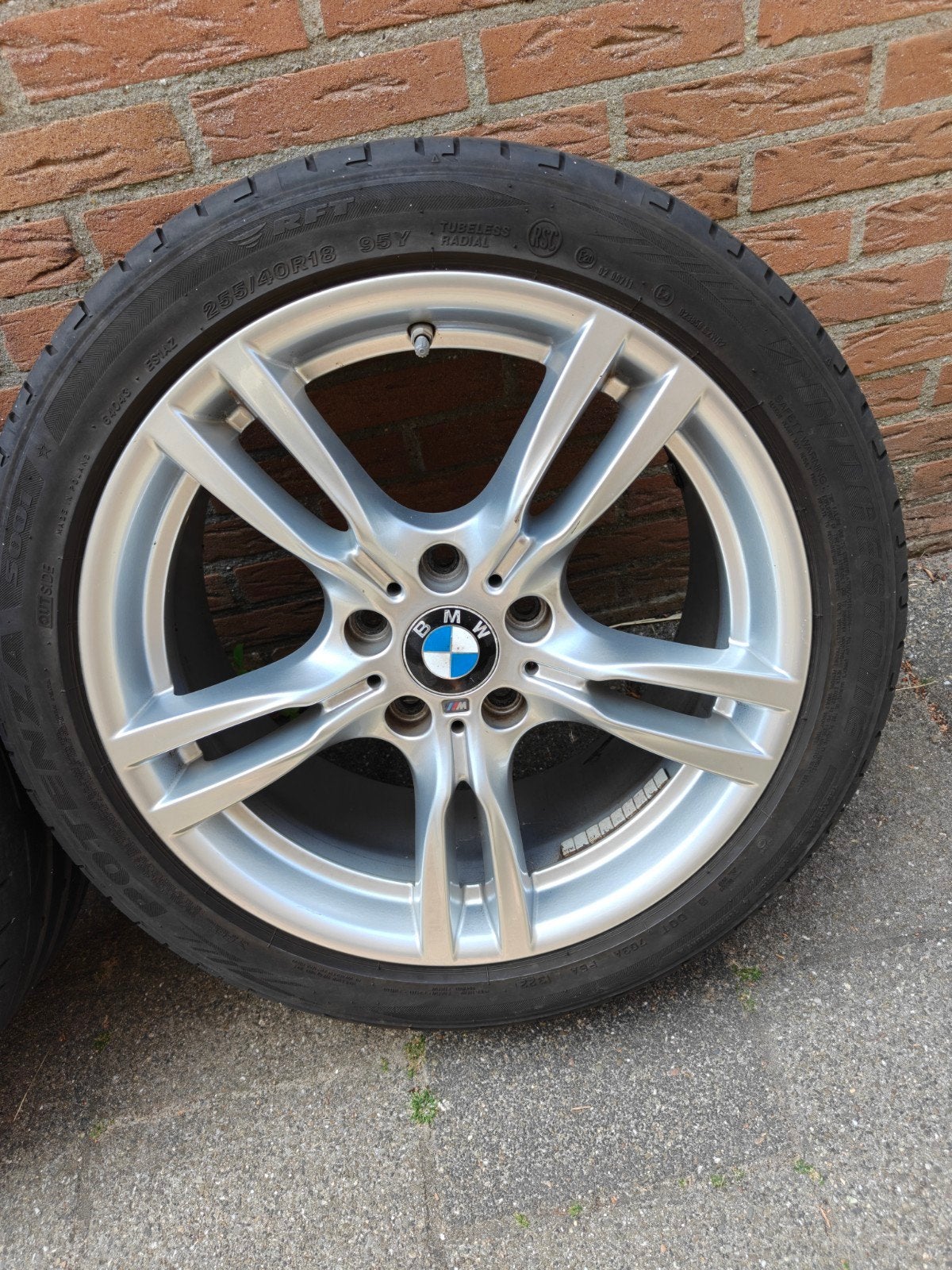 BMW 3 serie 18 inch Breedset Style 400M velgen, Auto-onderdelen, Banden en Velgen, Ophalen, 18 inch, Gebruikt, Banden en Velgen
