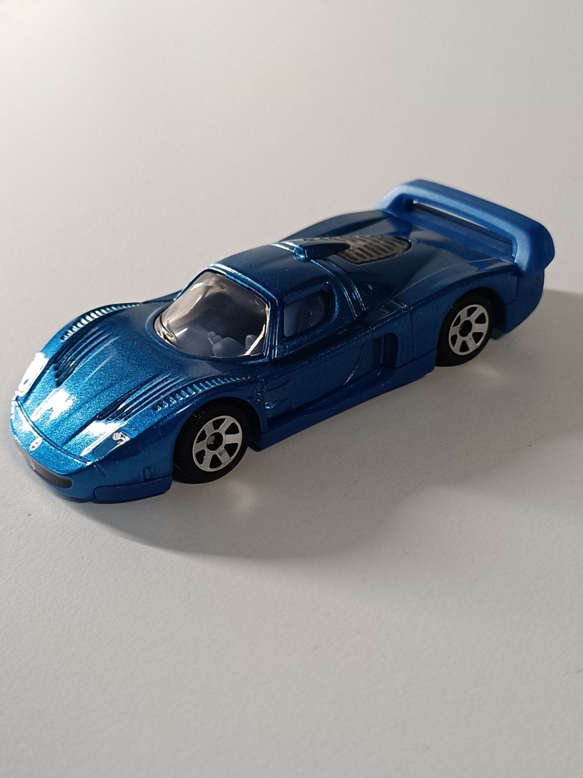 matchbox Maserati MC12 - Blauw Diecast Model, Ophalen of Verzenden, Zo goed als nieuw