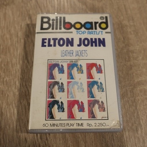 Elton John cassette Leather Jackets Billboard Nikita, Gebruikt, 1 bandje, Ophalen of Verzenden, Origineel