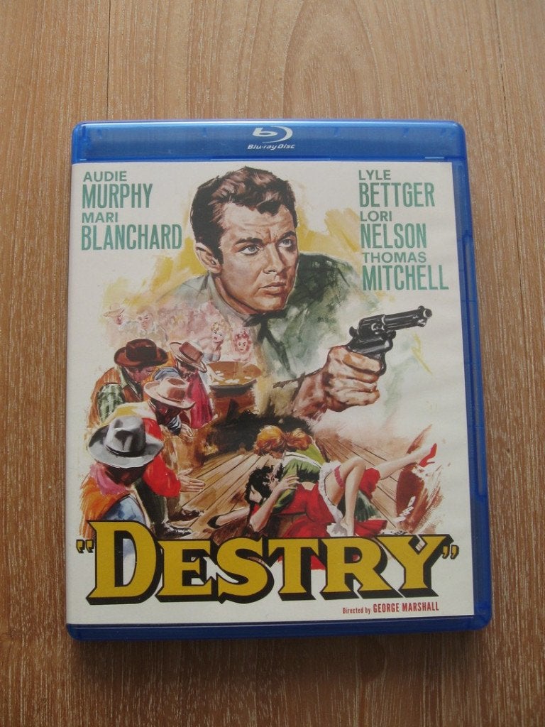Blu-ray Destry (US uitgave) Audie Murphy Mari Blanchard, Ophalen of Verzenden, Zo goed als nieuw, Klassiekers