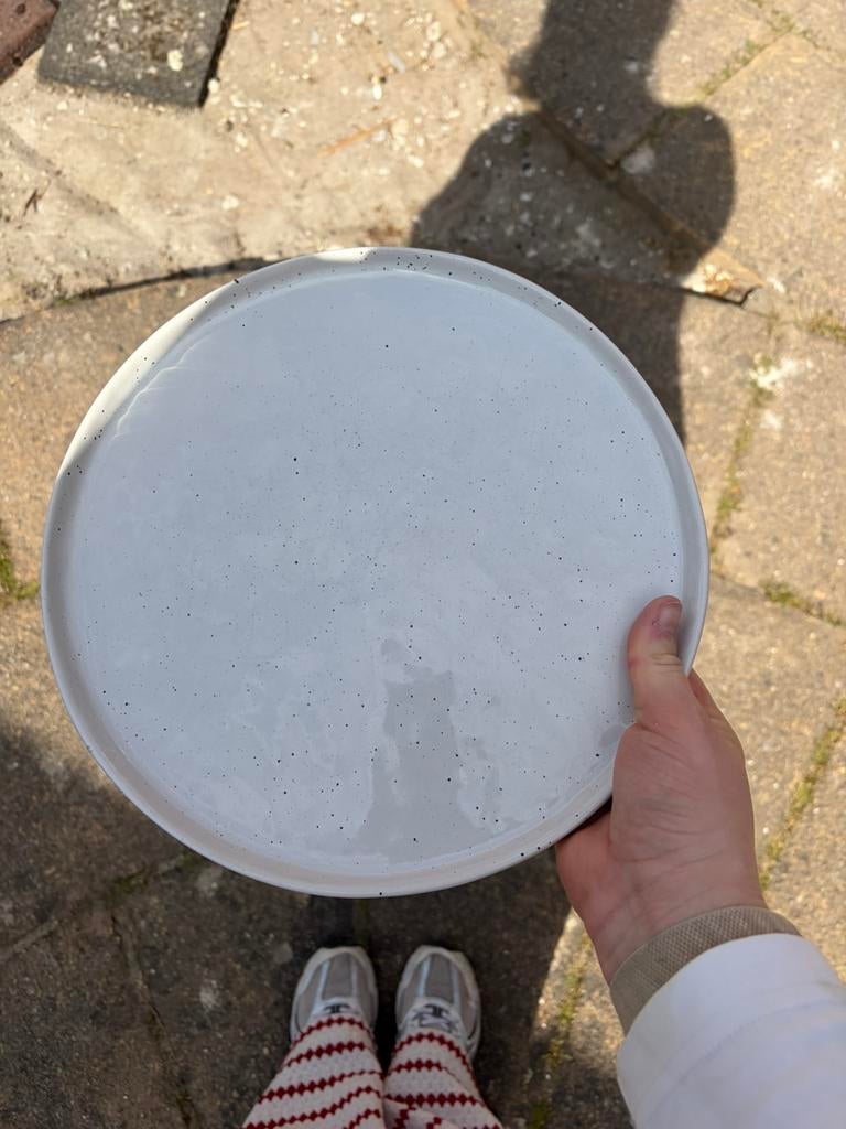 Loods 5 borden 4x, Minder dan 50 cm, Rond, Ophalen of Verzenden, Zo goed als nieuw