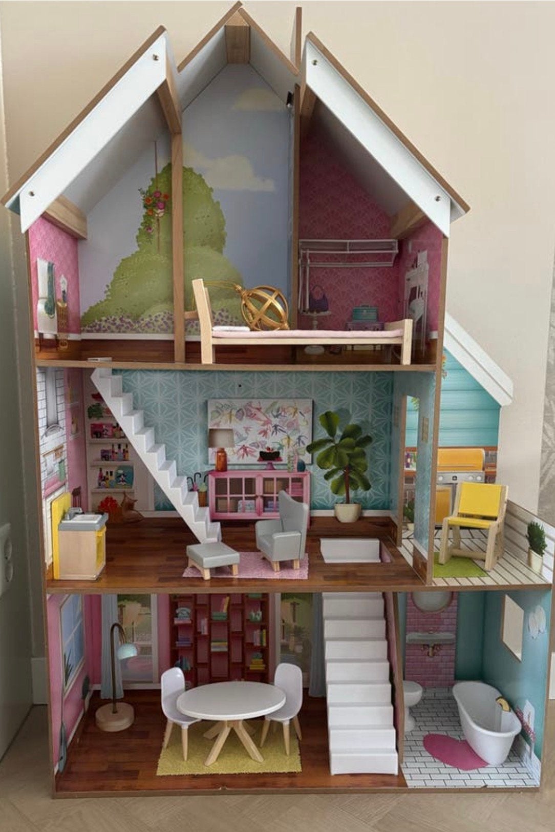 KidKraft Juliette Houten Poppenhuis 127 cm, Ophalen, Gebruikt, Poppenhuis